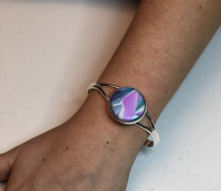25mm Round Focal Bangle - Hope 2-Sale-Tiry Originals, LLC