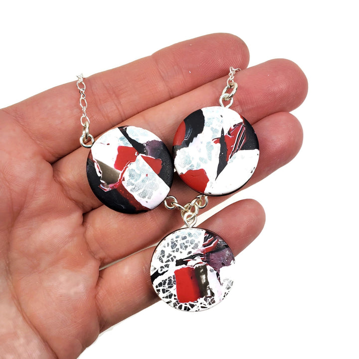 3 Coin Link Necklace - Scarlett-Necklace-Tiry Originals, LLC