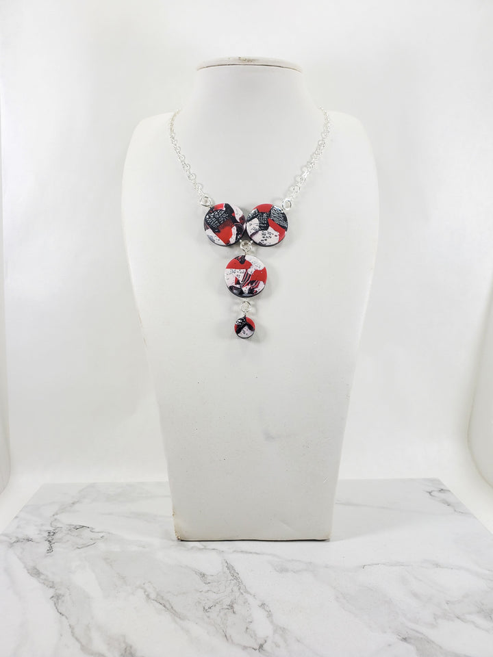 3 Coin Link Necklace - Scarlett-Necklace-Tiry Originals, LLC