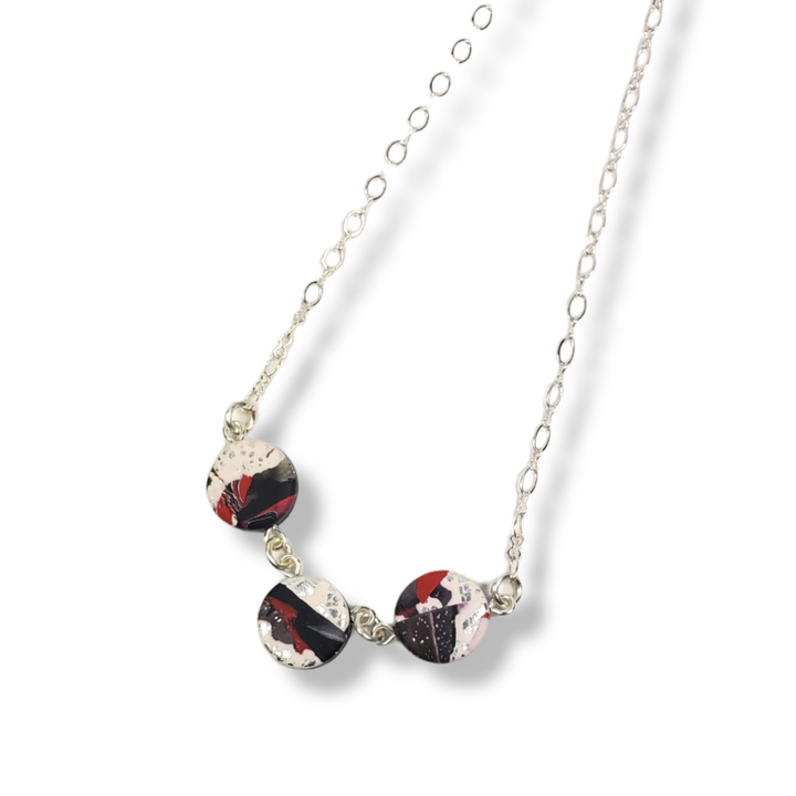 3 Small Coin Necklace - Scarlett-Necklace-Tiry Originals, LLC