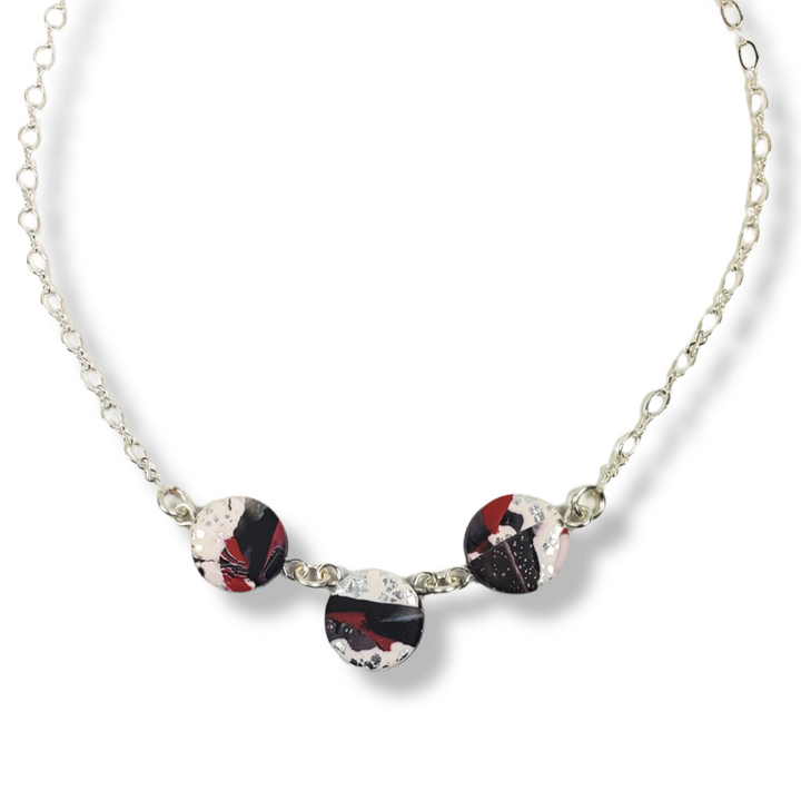 3 Small Coin Necklace - Scarlett-Necklace-Tiry Originals, LLC