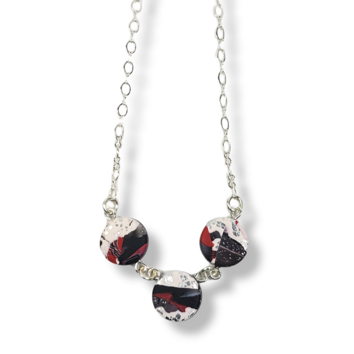 3 Small Coin Necklace - Scarlett-Necklace-Tiry Originals, LLC