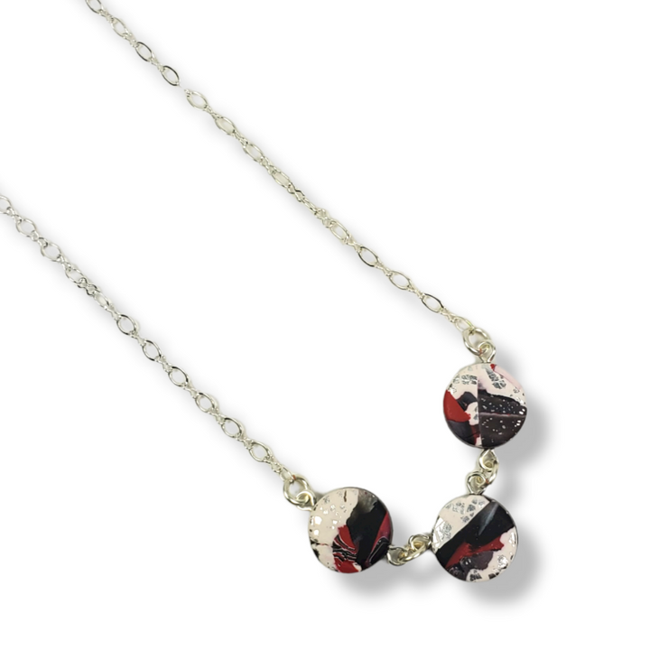 3 Small Coin Necklace - Scarlett-Necklace-Tiry Originals, LLC