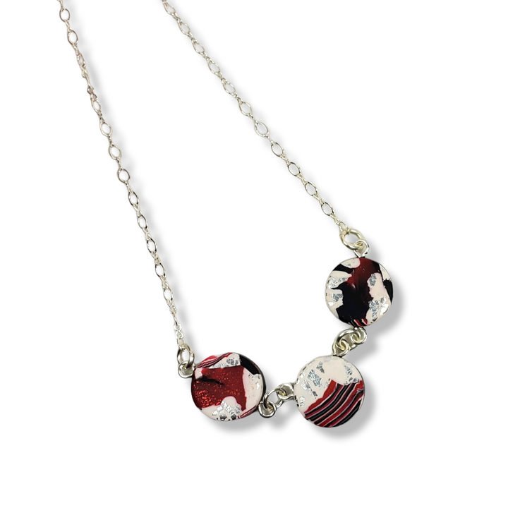 3 Small Coin Necklace - Scarlett-Necklace-Tiry Originals, LLC