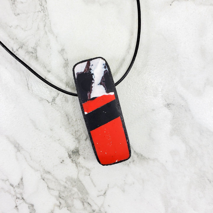 Long Rectangle Pendant - Scarlett-Pendants-Tiry Originals, LLC