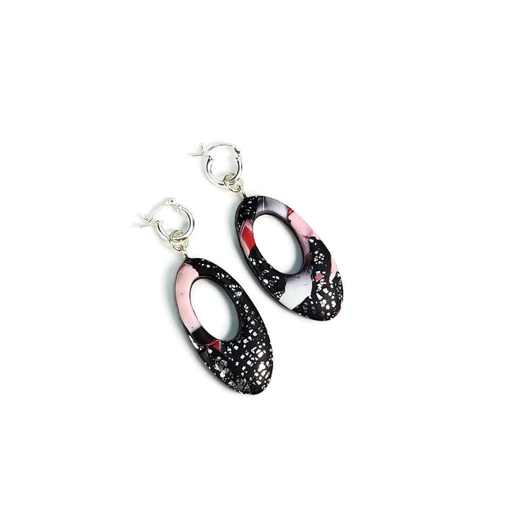 Oval Cutout Dangle Earring - Scarlett-Earrings-Tiry Originals, LLC