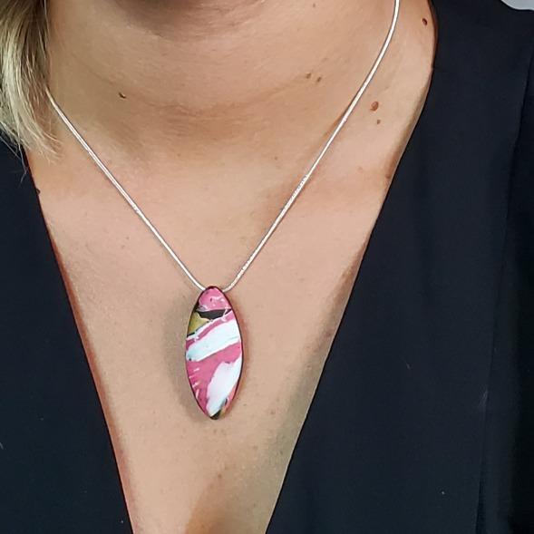 3/4" x 1-5/8" Small Dagger Pendant - A Day in Paris-Sale-Tiry Originals, LLC