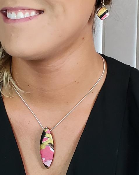 3/4" x 2-1/4" Sharp Dagger Pendant - A Day in Paris-Sale-Tiry Originals, LLC