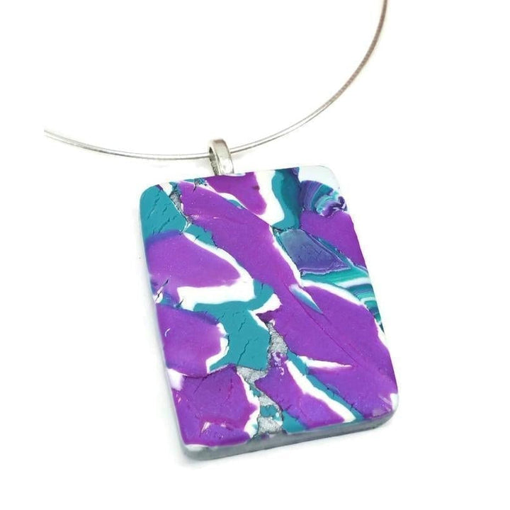 1" x1-1/2" Medium Rectangle Pendant - Hope-Pendants-Tiry Originals, LLC