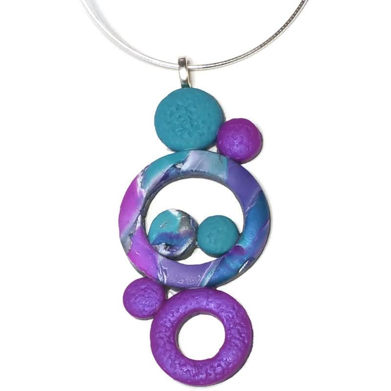 Bubbles Pendant- Large - Hope-Pendants--Tiry Originals, LLC