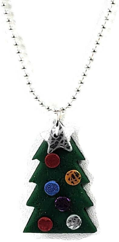 Christmas Tree Pendant-Pendants-PMP62 tree-Green-Tiry Originals, LLC