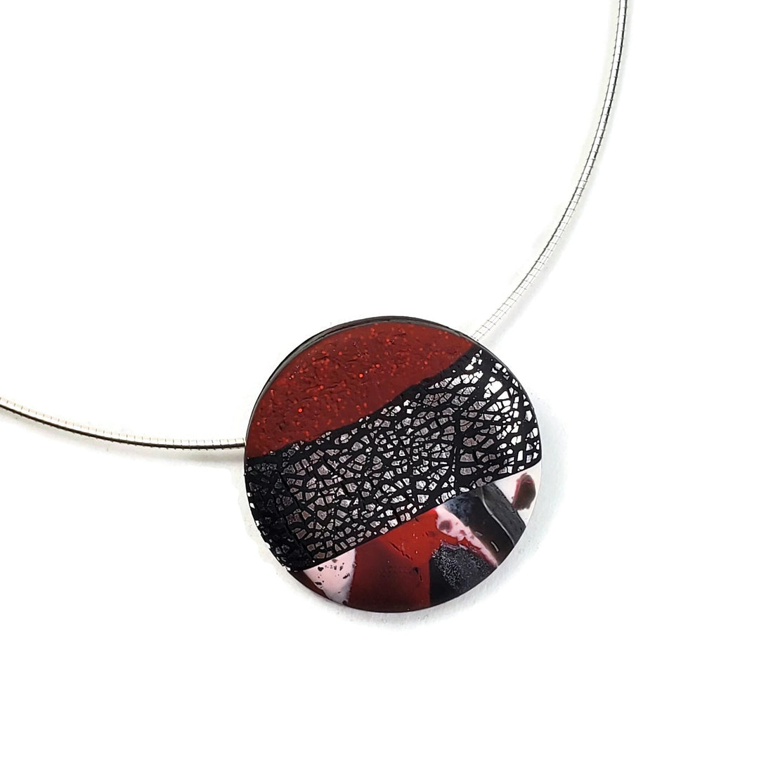 Large Round Pendant - Scarlett-Pendants-Tiry Originals, LLC