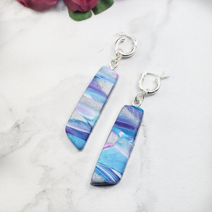 Long Strip Dangle Earring - Hope-Earrings-Tiry Originals, LLC