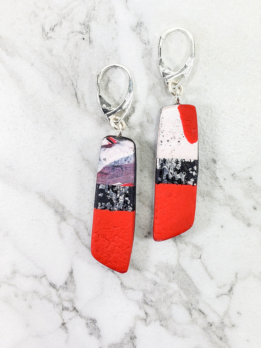 Long Strip Dangle Earring - Scarlett-Earrings-Tiry Originals, LLC