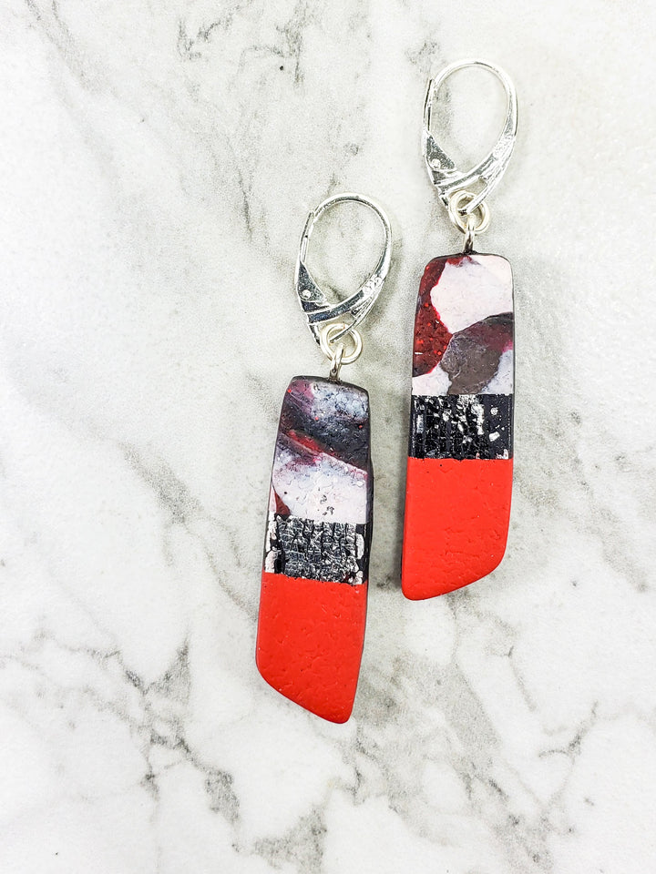 Long Strip Dangle Earring - Scarlett-Earrings-Tiry Originals, LLC