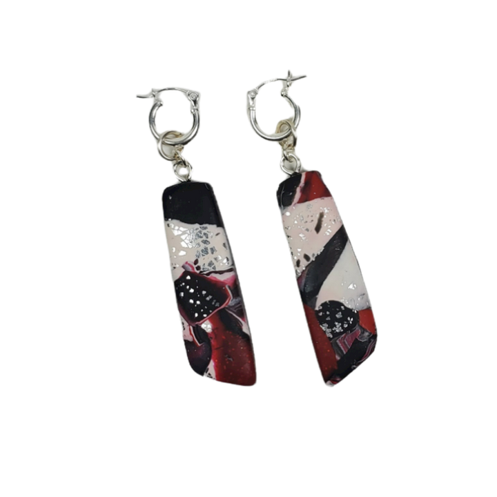 Long Strip Dangle Earring - Scarlett-Earrings-Tiry Originals, LLC