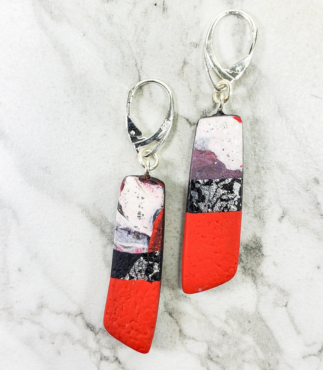 Long Strip Dangle Earring - Scarlett-Earrings-Tiry Originals, LLC