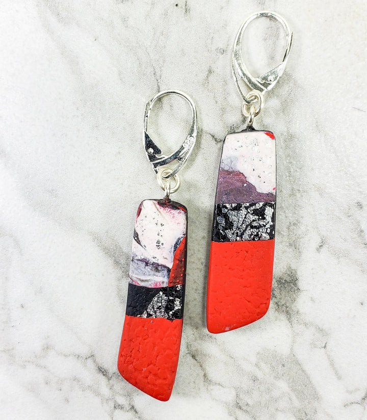 Long Strip Dangle Earring - Scarlett-Earrings-Tiry Originals, LLC