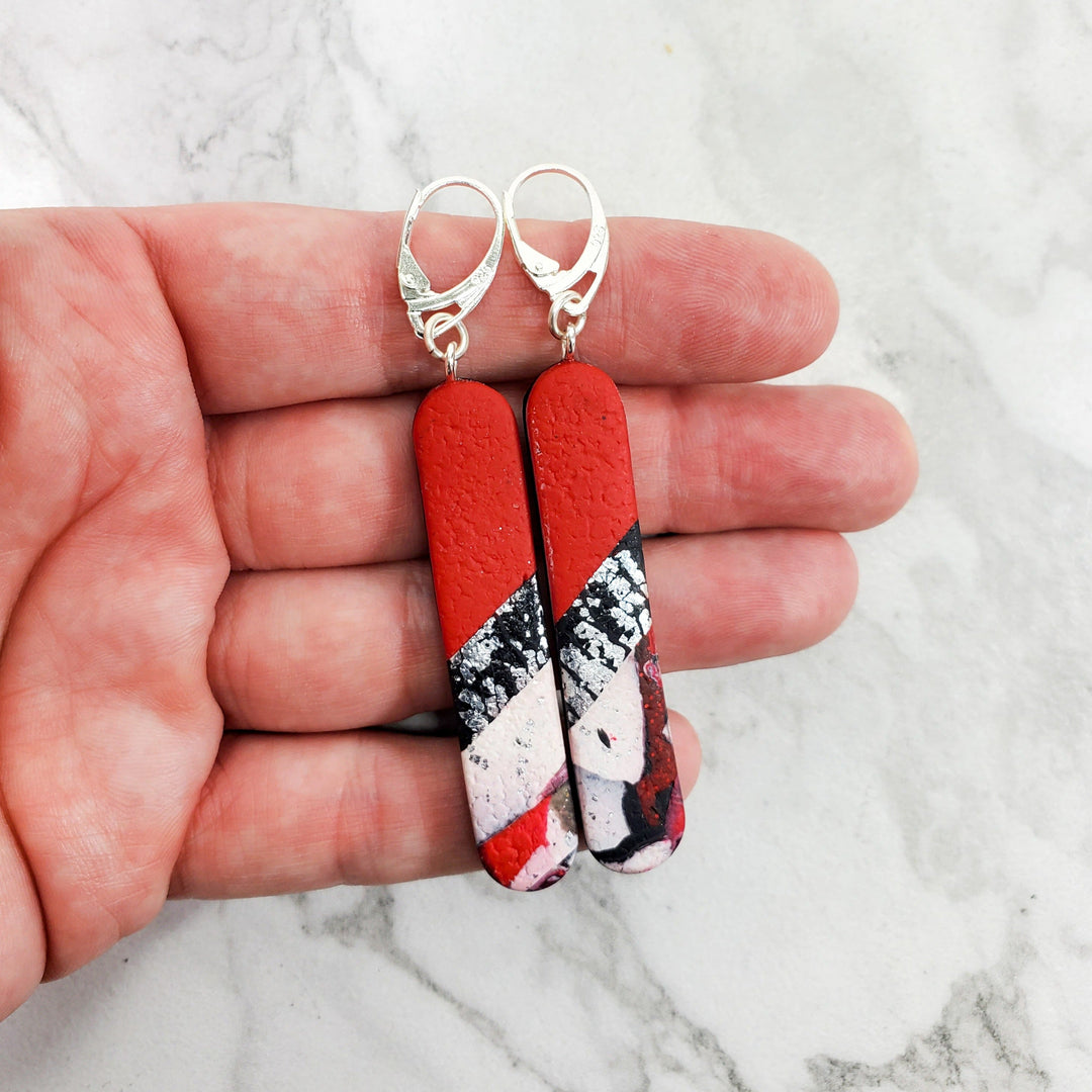 Long Tab Dangle Earring - Scarlett-Earrings-Tiry Originals, LLC