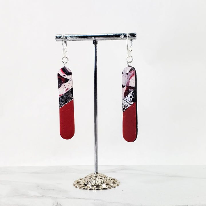 Long Tab Dangle Earring - Scarlett-Earrings-Tiry Originals, LLC