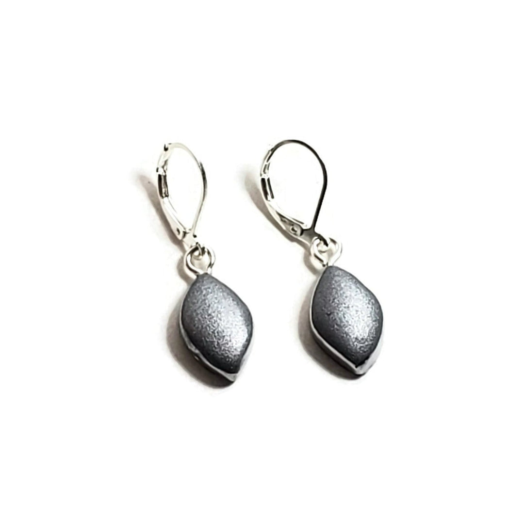 Marquise Cut Diamond Dangle Earring - Chrome-Earrings-Tiry Originals, LLC