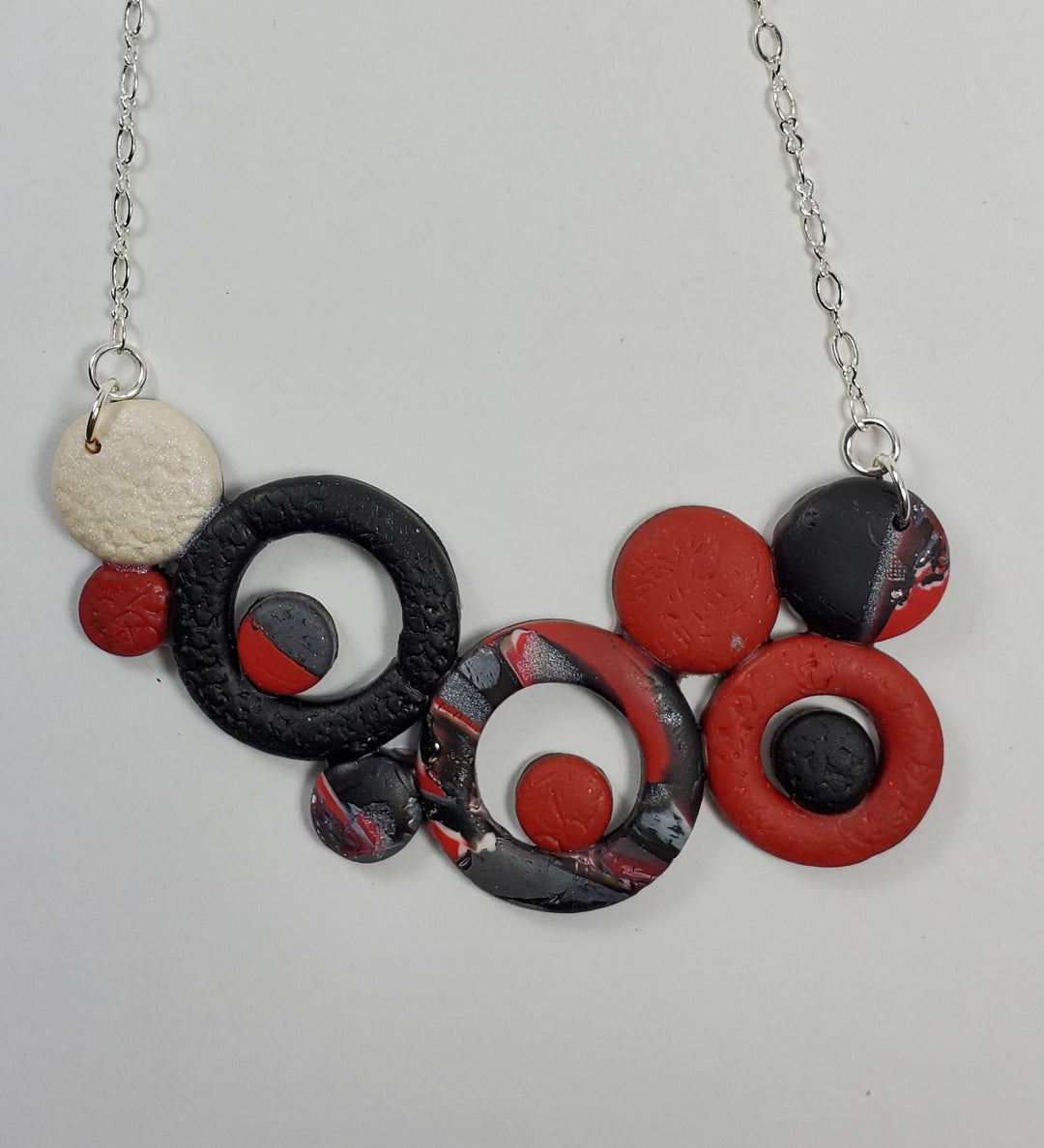 Medium Bubbles Necklace - Scarlett-Sale-PMN11 1 red-Option #1-Tiry Originals, LLC