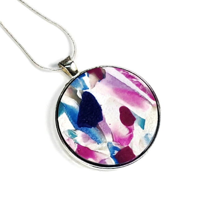 Medium Round Pendant - Various Colors-Sale-PMP05 #L-Confetti #L-Tiry Originals, LLC