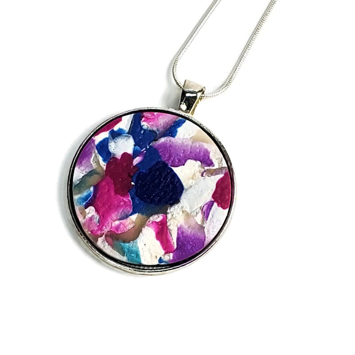 Medium Round Pendant - Various Colors-Sale-PMP05 #M-Confetti #M-Tiry Originals, LLC