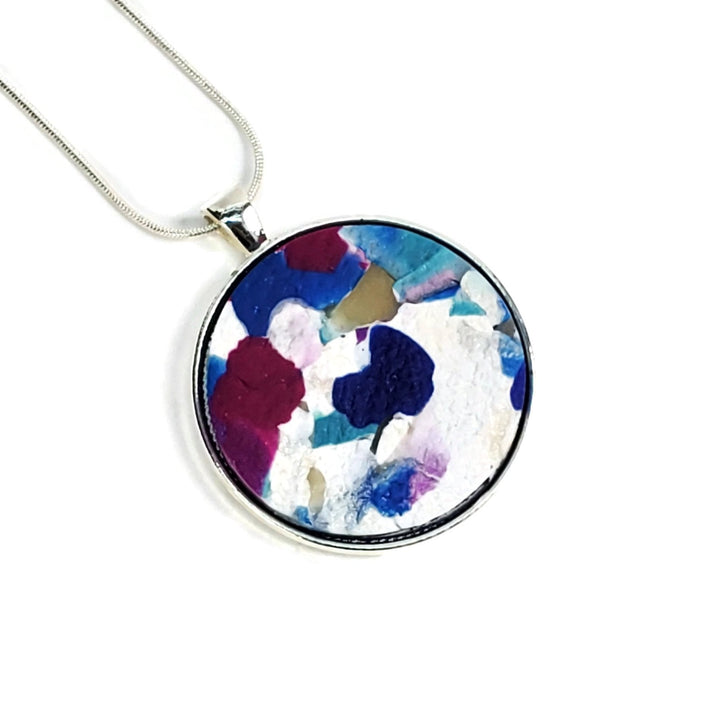 Medium Round Pendant - Various Colors-Sale-PMP05 #O-Confetti #O-Tiry Originals, LLC