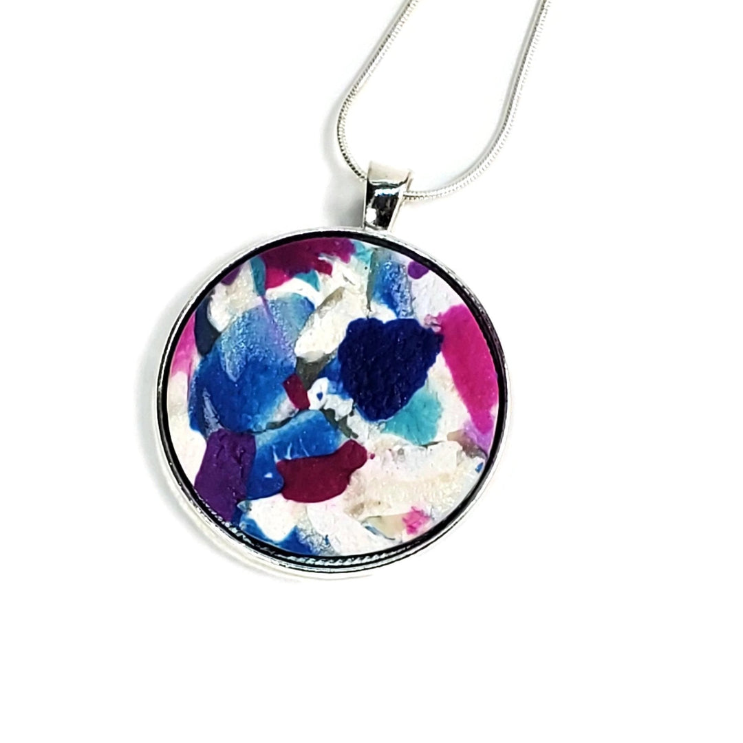 Medium Round Pendant - Various Colors-Sale-PMP05 #P-Confetti #P-Tiry Originals, LLC