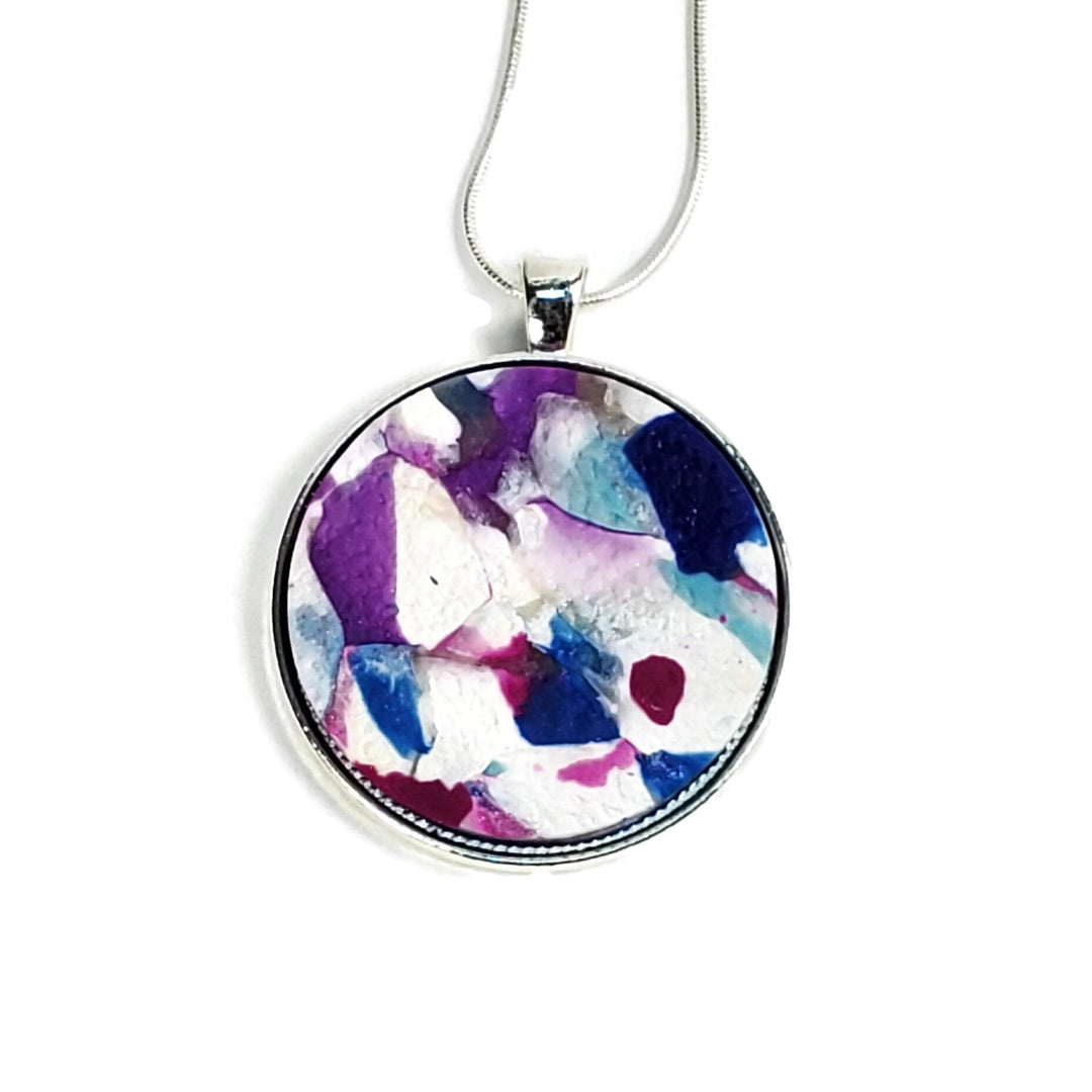 Medium Round Pendant - Various Colors-Sale-PMP05 #Q-Confetti #Q-Tiry Originals, LLC