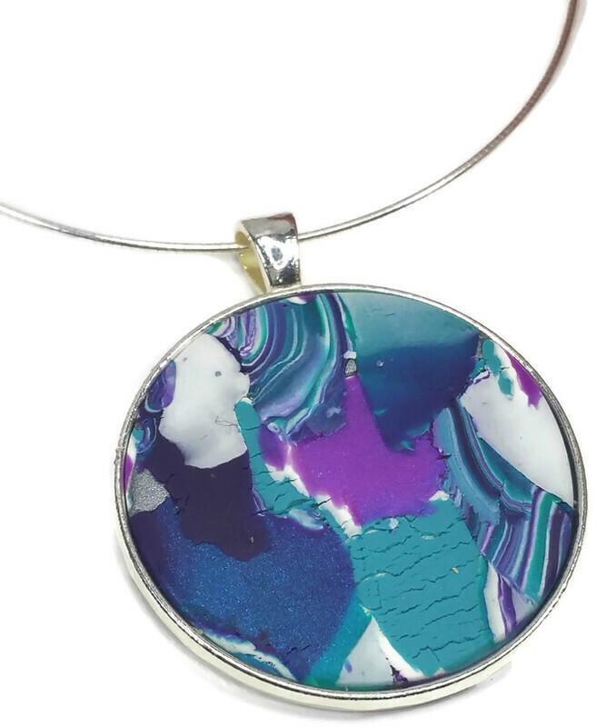 Medium Round Pendant - Various Colors-Sale-Tiry Originals, LLC