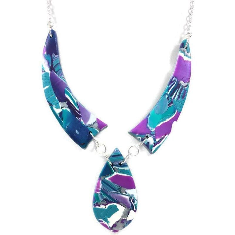 Mosaic 3 Piece Drop Necklace - Hope-Necklace-PMN06 #1 hope-Option 1-Tiry Originals, LLC