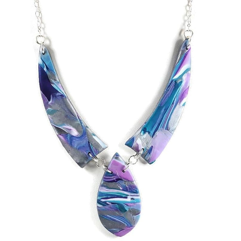 Mosaic 3 Piece Drop Necklace - Hope-Necklace-Tiry Originals, LLC