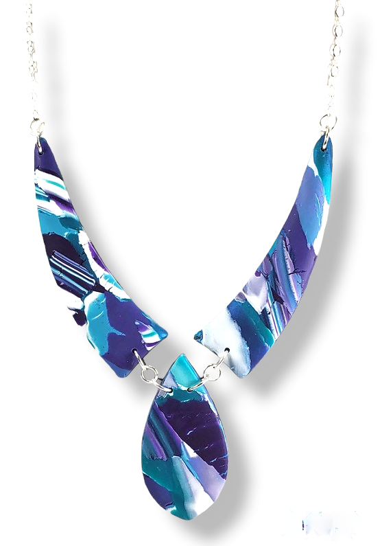 Mosaic 3 Piece Drop Necklace - Hope-Necklace-Tiry Originals, LLC
