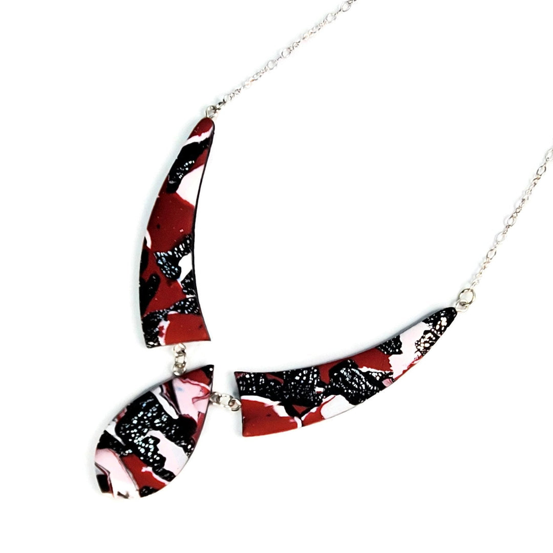 Mosaic 3 Piece Drop Necklace - Scarlett-Necklace-Tiry Originals, LLC