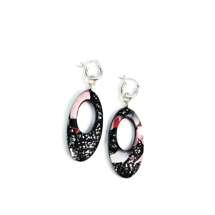 Oval Cutout Dangle Earring - Scarlett-Earrings-Tiry Originals, LLC