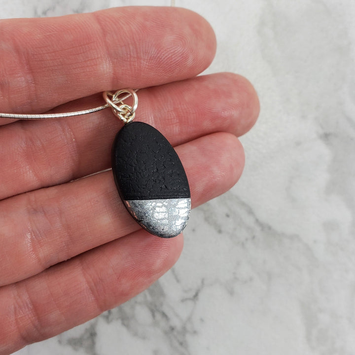 Oval Pendant - Calacatta-Pendants-Tiry Originals, LLC