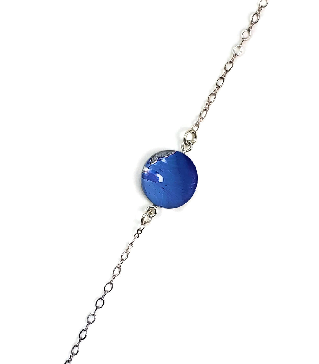 Round Focal Bracelet - Blue-Sale-Tiry Originals, LLC
