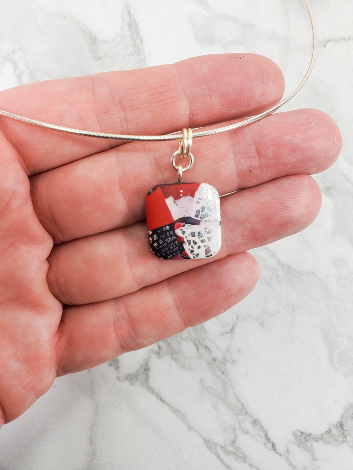 Small Square/Diamond Pendant - Scarlett-Pendants-Tiry Originals, LLC