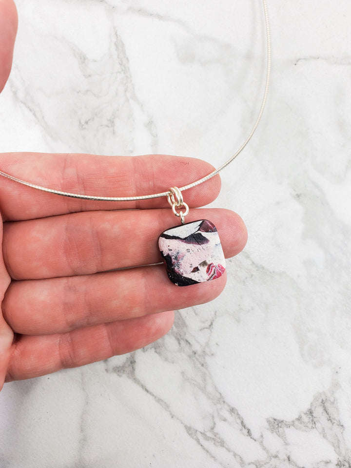 Small Square/Diamond Pendant - Scarlett-Pendants-Tiry Originals, LLC