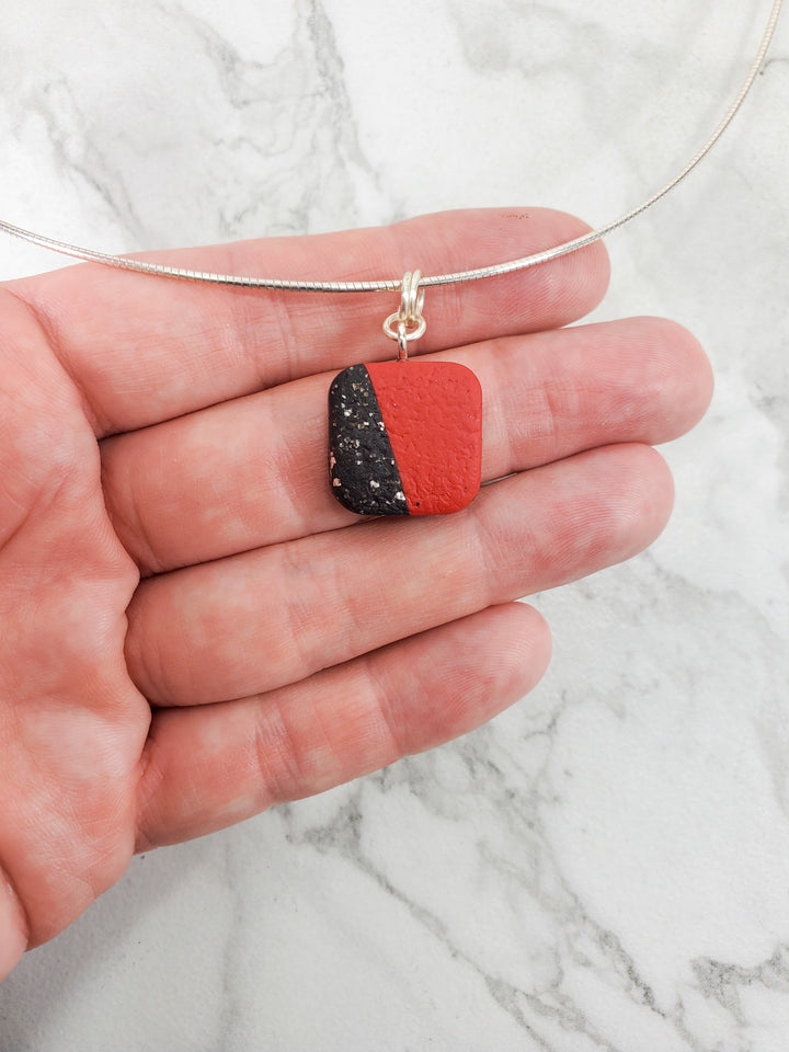 Small Square/Diamond Pendant - Scarlett-Pendants-Tiry Originals, LLC