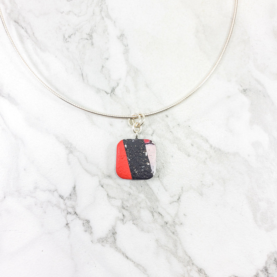 Small Square/Diamond Pendant - Scarlett-Pendants--Tiry Originals, LLC