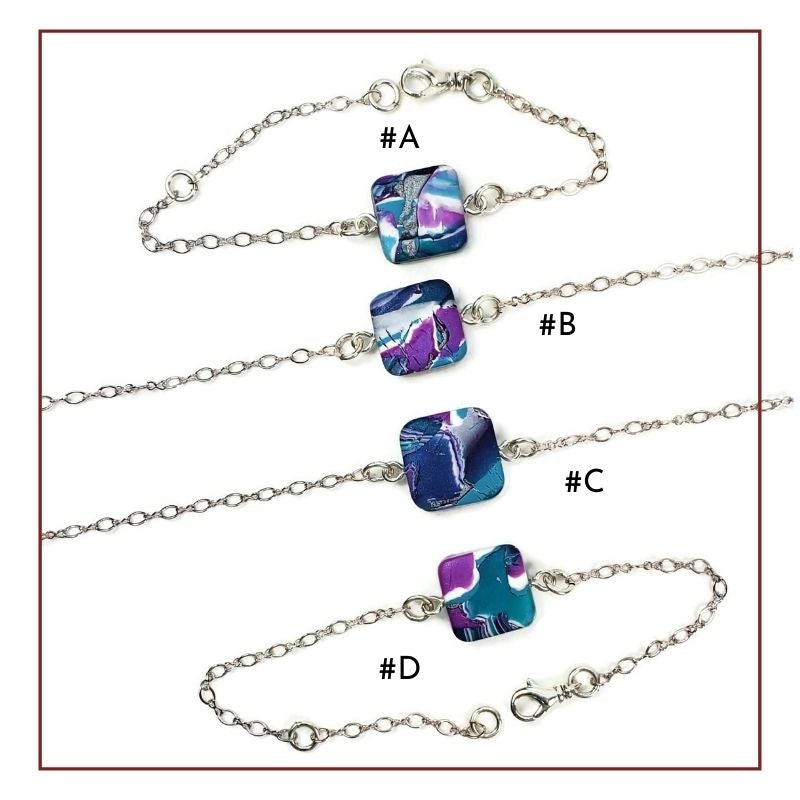 Square Focal Bracelet - Hope-Sale-Tiry Originals, LLC