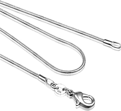 Sterling Silver Snake Chain-Necklace--Tiry Originals, LLC