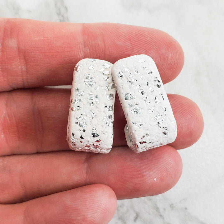 White Huggie Earrings - Solid Color and Stylish Accessories for Any Outfit-Earrings-Tiry Originals, LLC