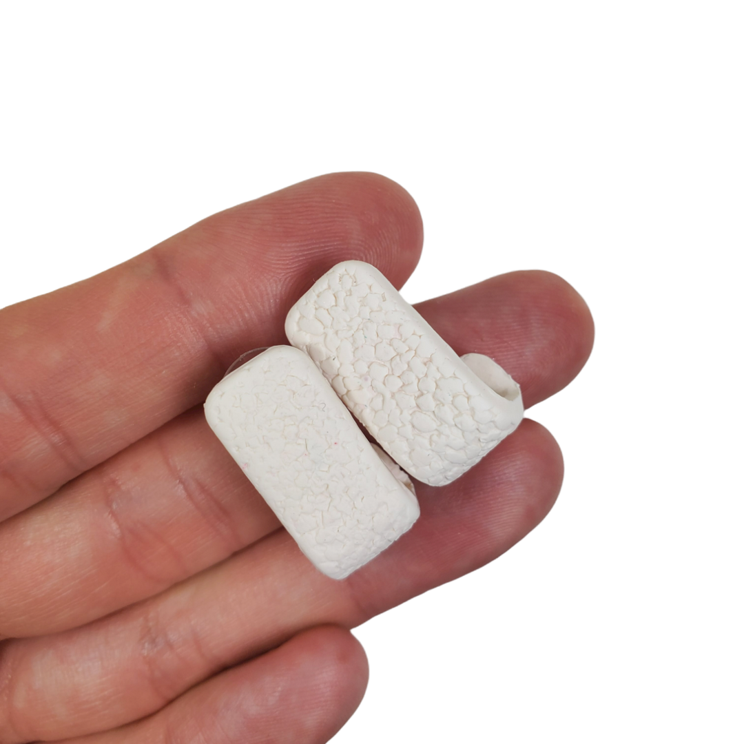 White Huggie Earrings - Solid Color and Stylish Accessories for Any Outfit-Earrings-Tiry Originals, LLC