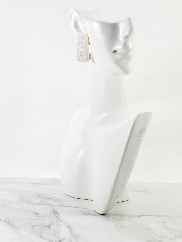 White Huggie Earrings - Solid Color and Stylish Accessories for Any Outfit-Earrings-Tiry Originals, LLC