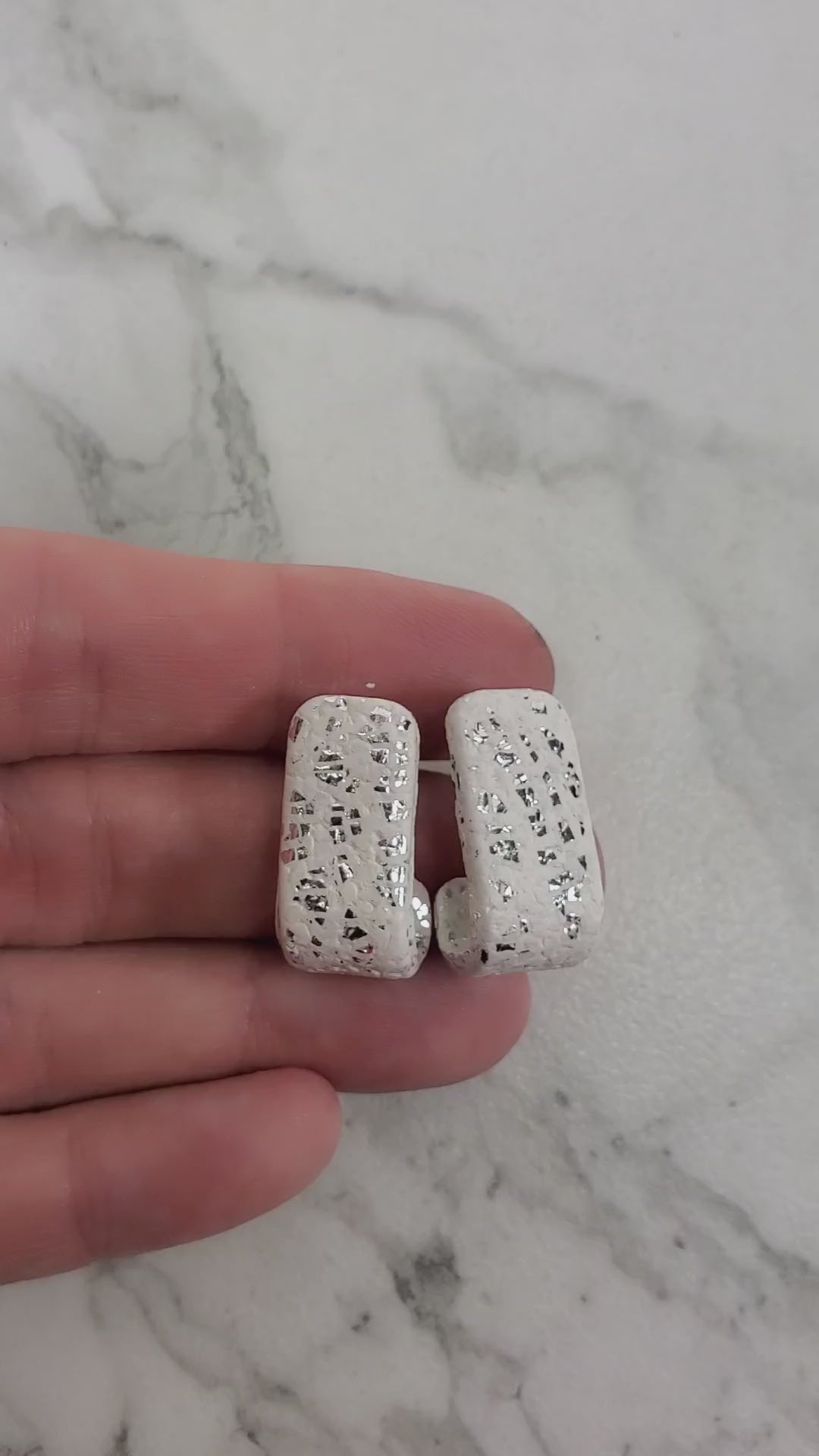 White Huggie Earrings - Solid Color and Stylish Accessories for Any Outfit