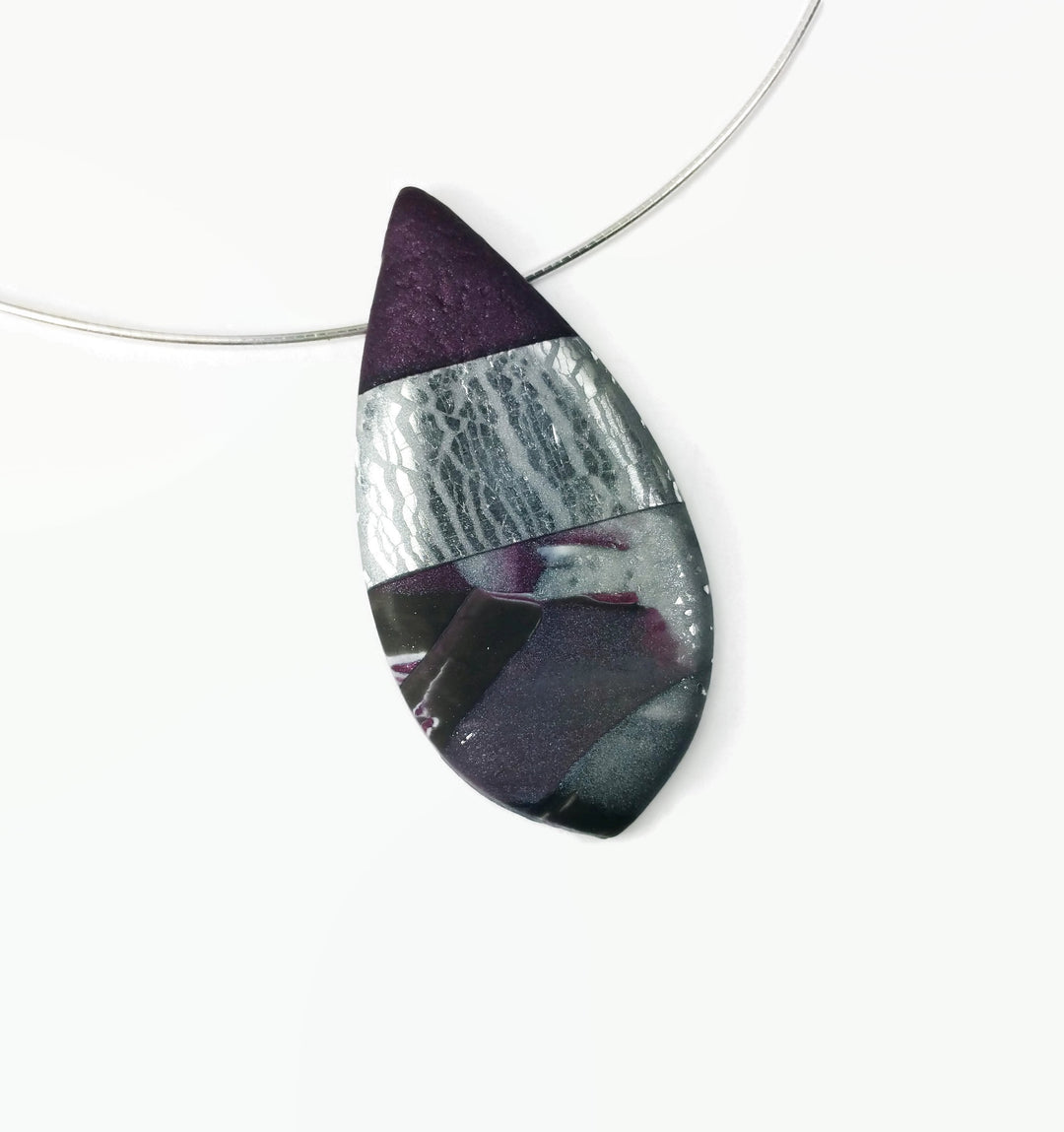 1" x 2" Tear Drop Pendant - Amaranthine-Sale-Tiry Originals, LLC